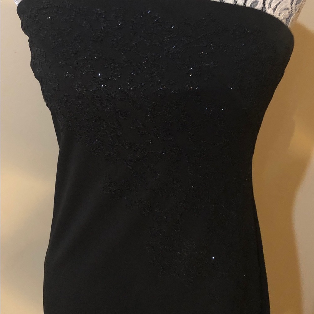 Formal black long dress